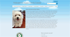 Desktop Screenshot of happycreekcotons.com